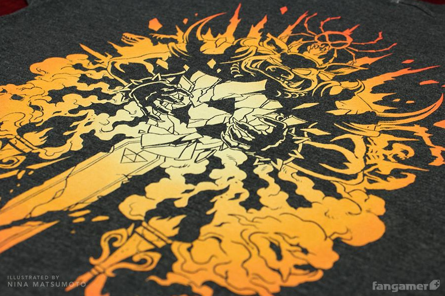 "Dark Chaos" shirt close-up