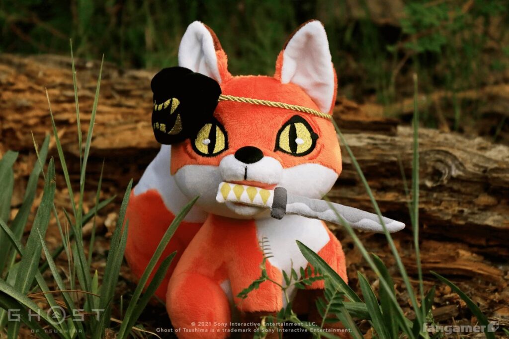 Photo of the completed Sakai Fox plush