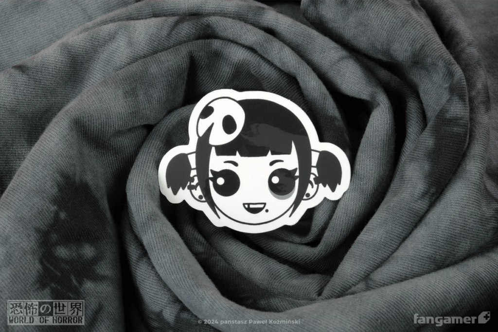 Sticker of a cute Miku face